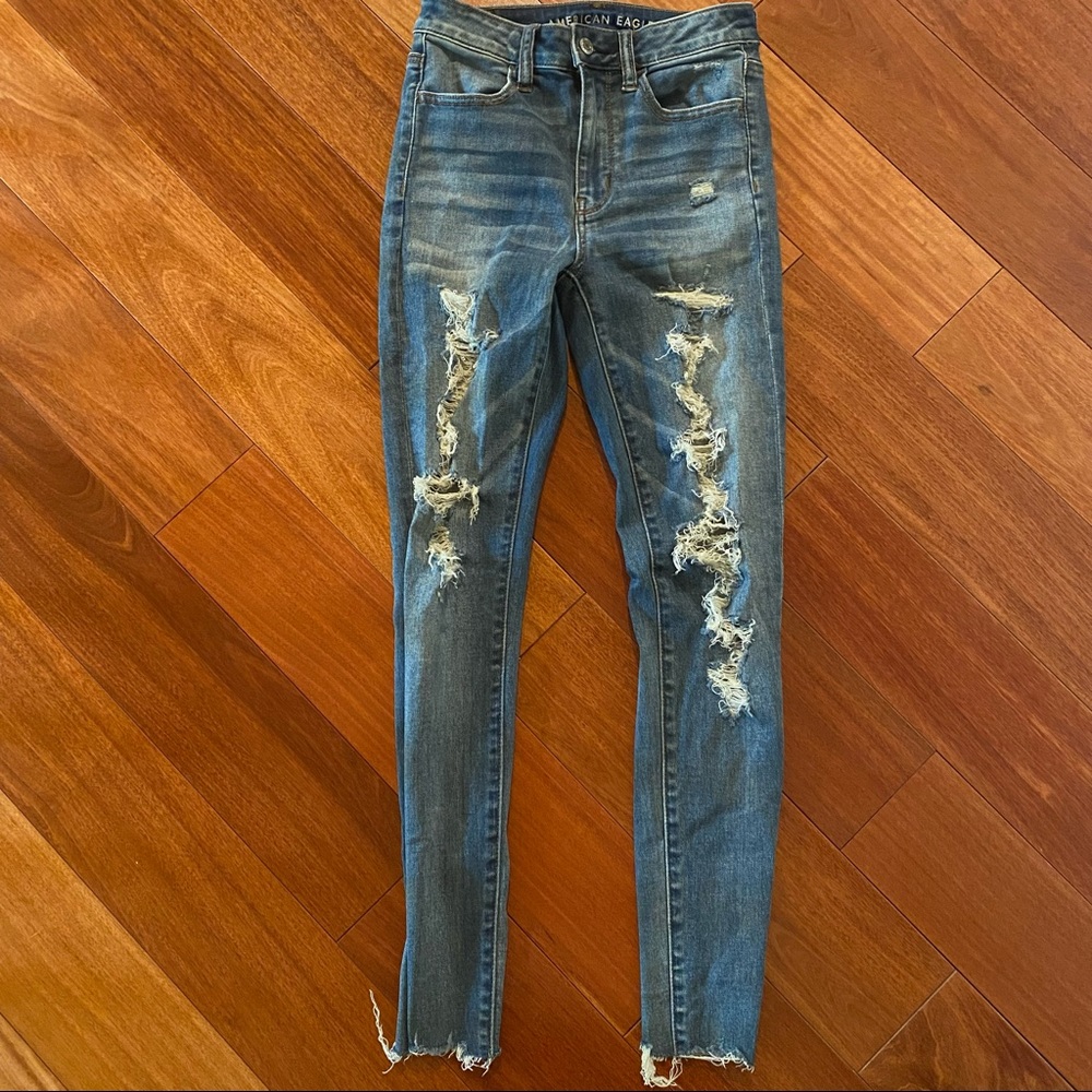 American Eagle super high rise jegging 2